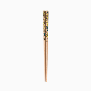 Kutani Seal | Wisteria with Chopstick Holder