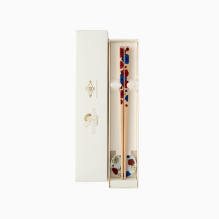 Kutani Seal | Plum with Chopstick Holder