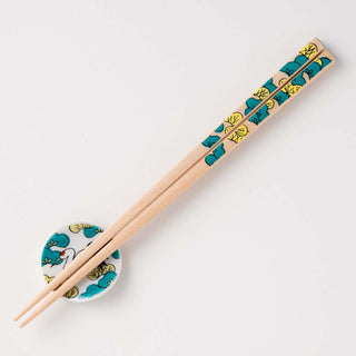 Kutani Seal | Pine with Chopstick Holder