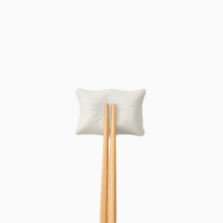 Pillow Chopstick Rest | Silk White, Cotton White, Pink